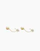 White Sapphire Chain Huggies sold by Gorjana