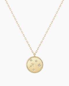 Diamond Zodiac Necklace - Sagittarius sold by Gorjana