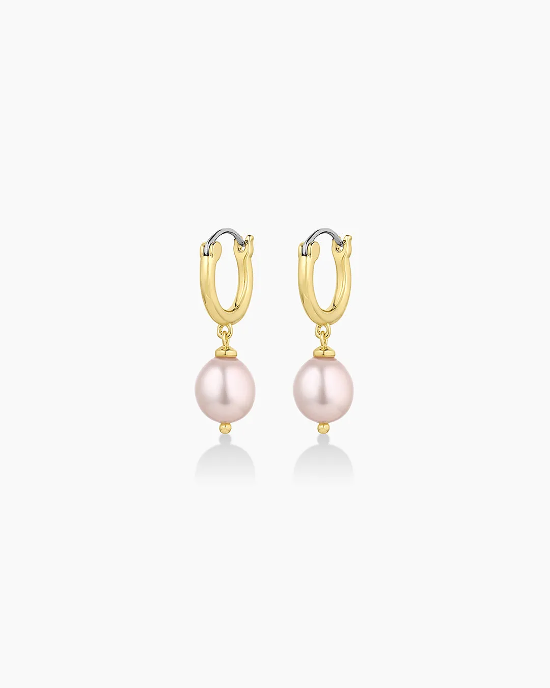 Pink Pearl Huggies sold by Gorjana