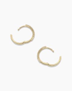 Diamond Pavé 13mm Huggies sold by Gorjana