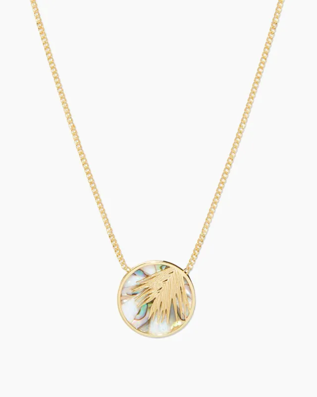 Palm Mosaic Necklace sold by Gorjana