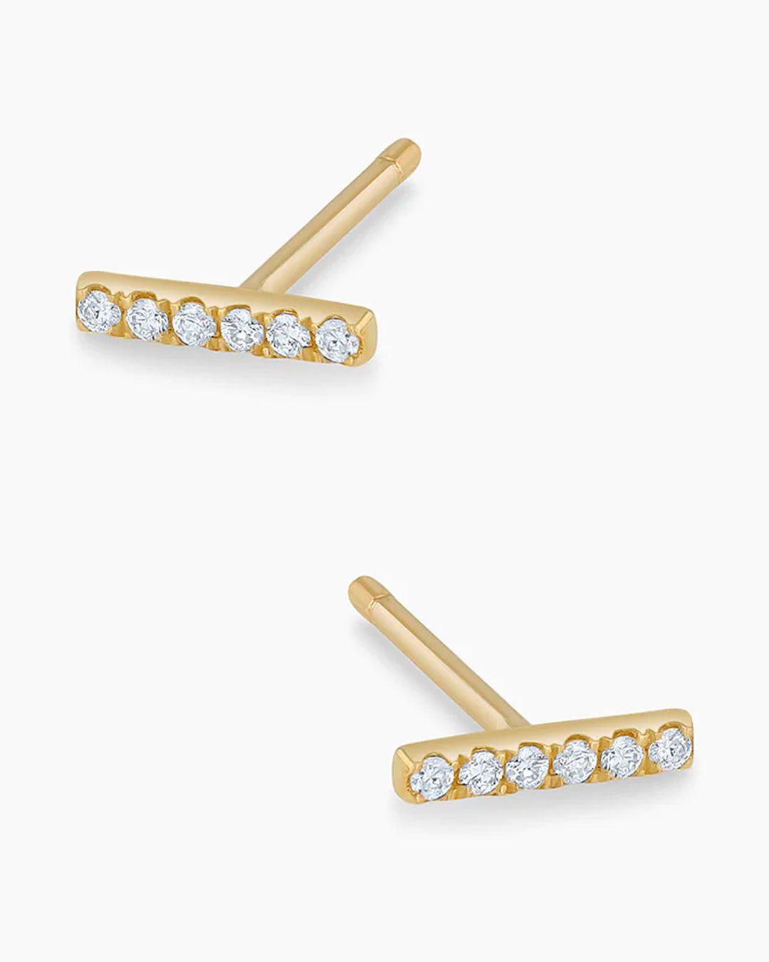 Diamond Bar Studs sold by Gorjana product image thumbnail 4