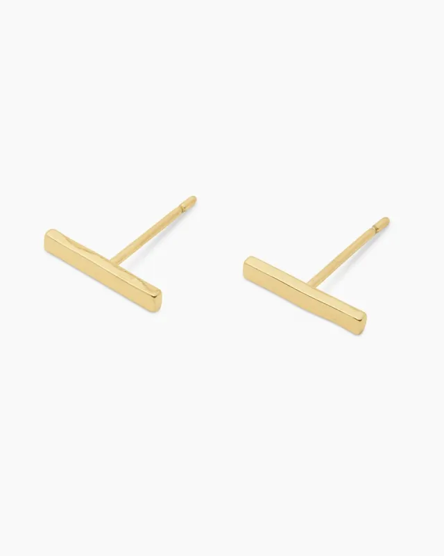 Taner Bar Mini Studs (Gold) sold by Gorjana