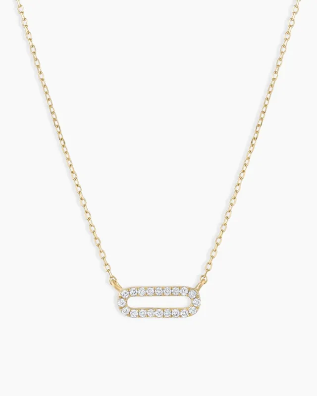 Diamond Parker Link Necklace sold by Gorjana