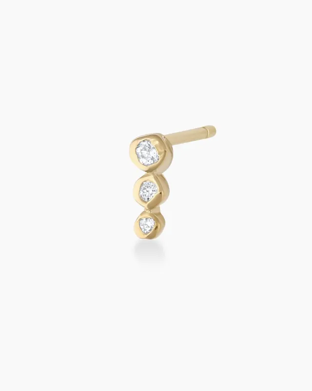 Diamond Tiered Stud sold by Gorjana
