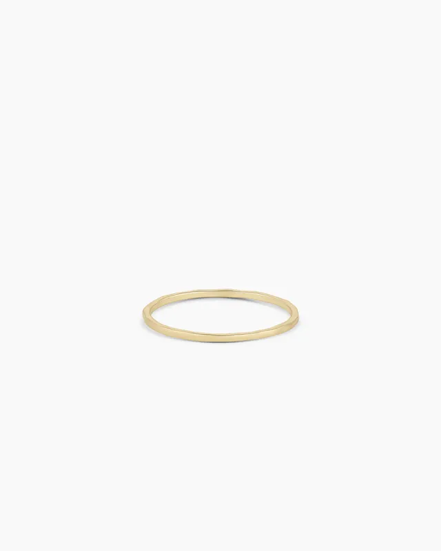14k Gold Classic G Ring sold by Gorjana