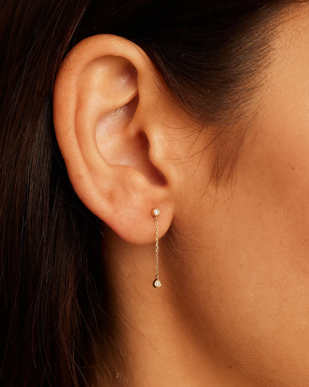 Classic Diamond Drop Earrings sold by Gorjana product image thumbnail 2