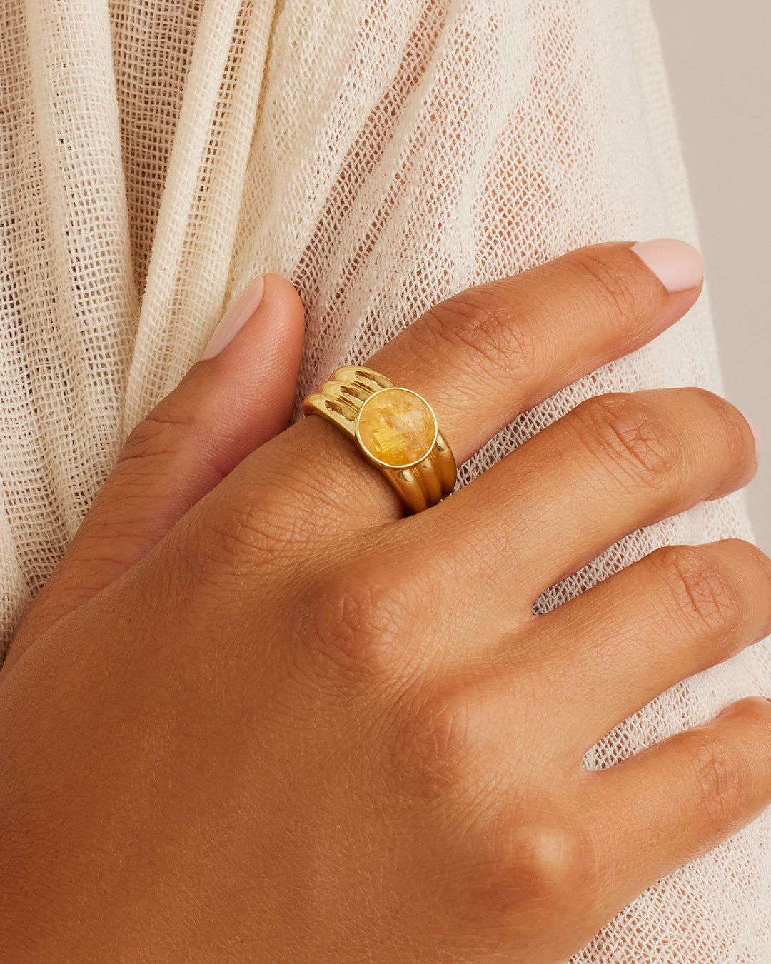 Power Gemstone Reed Ring sold by Gorjana product image thumbnail 2