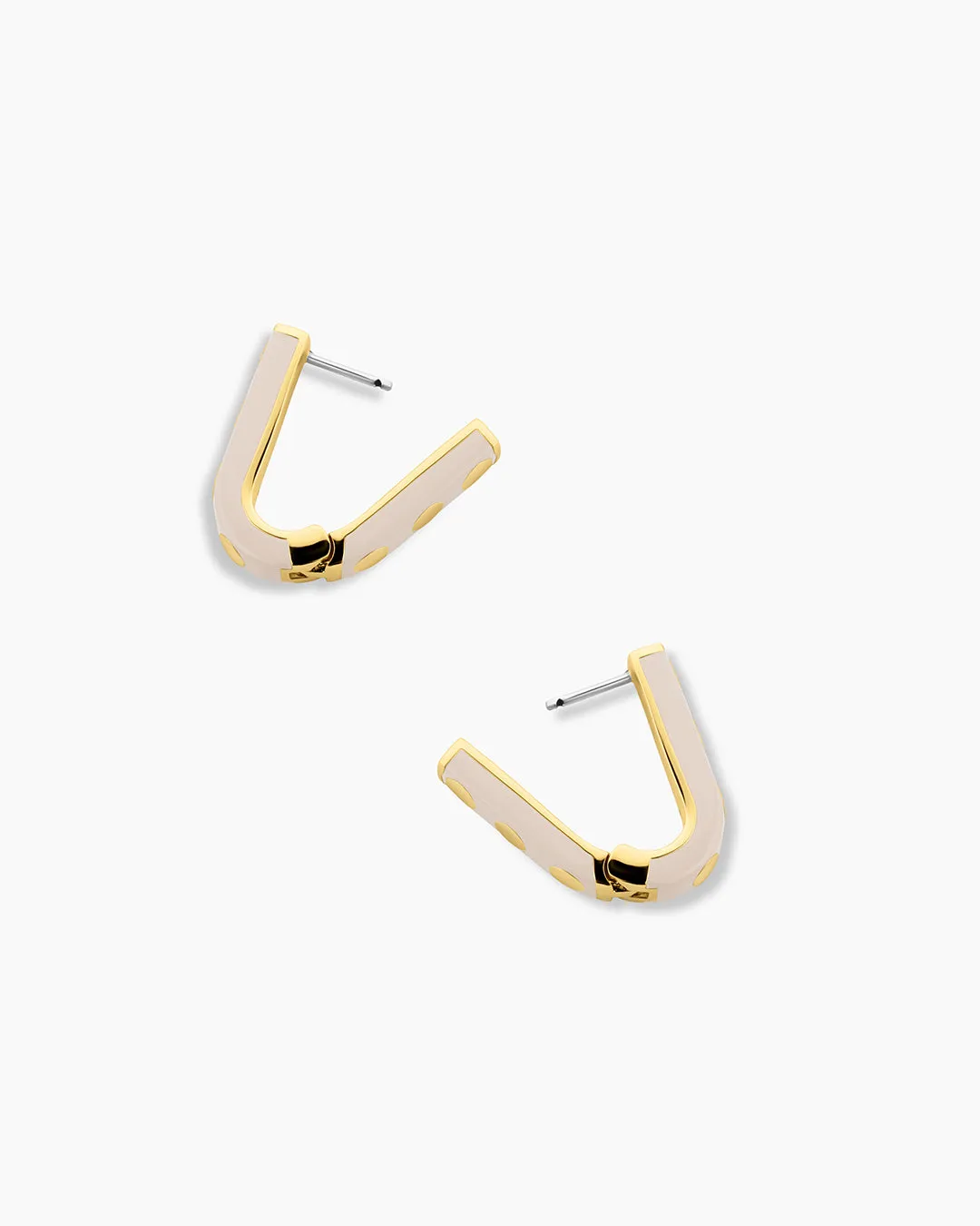 Asher Enamel Link Hoops sold by Gorjana product image thumbnail 5