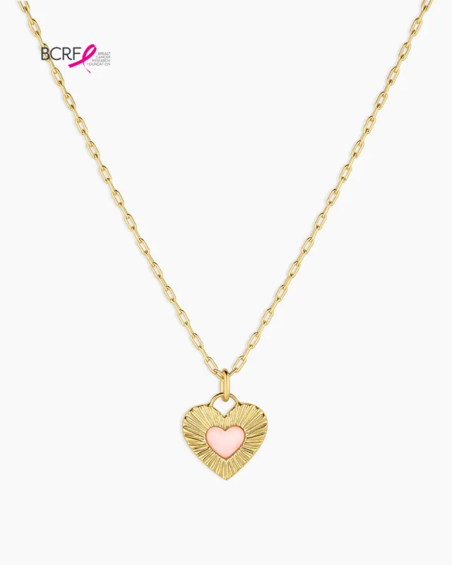 Rose Quartz Heart Necklace sold by Gorjana