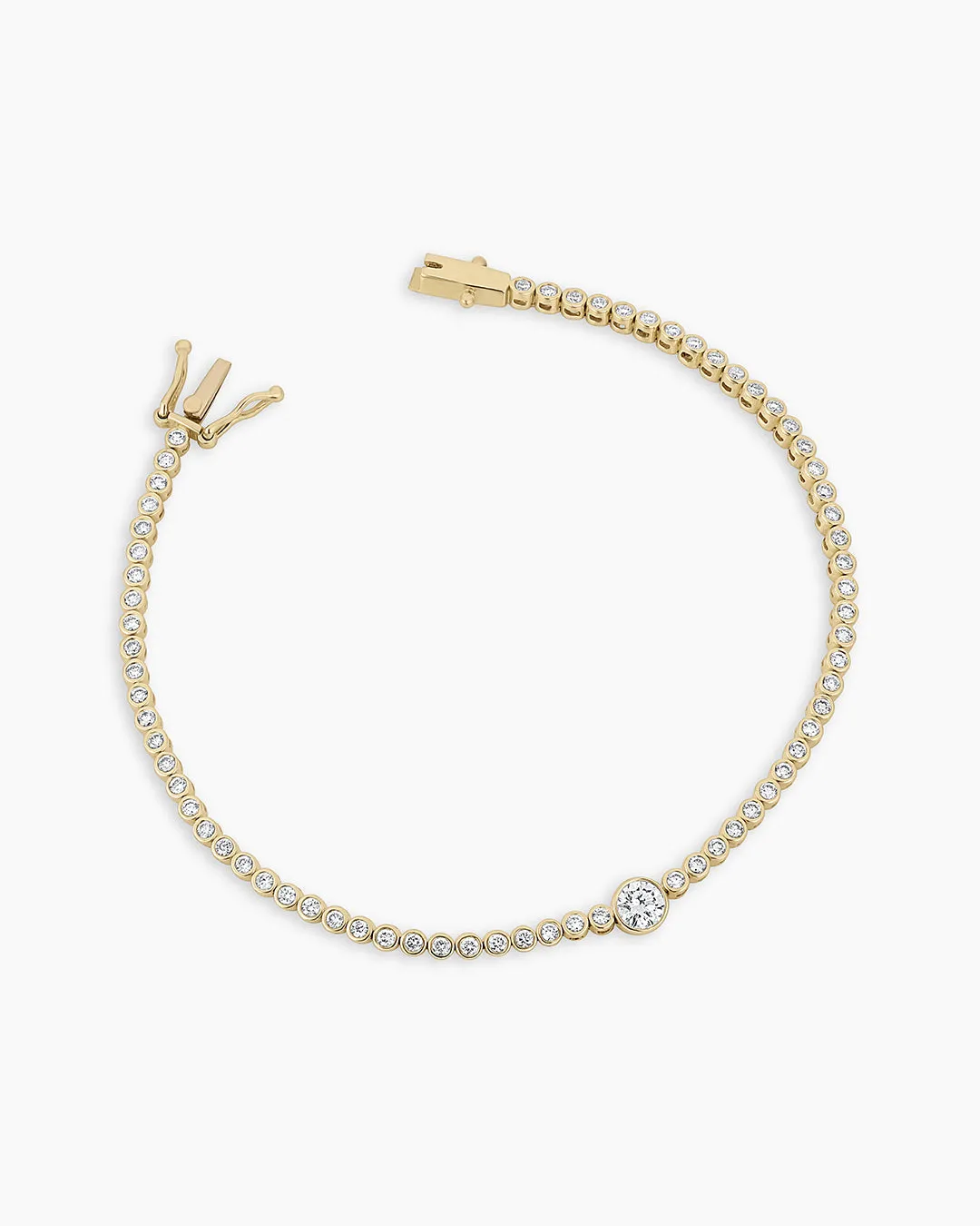 14K Lab Grown Diamond Circle Tennis Bracelet sold by Gorjana product image thumbnail 4
