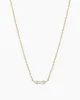 Diamond and White Sapphire Amara Necklace sold by Gorjana