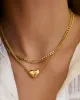 Lou Helium Heart Necklace sold by Gorjana