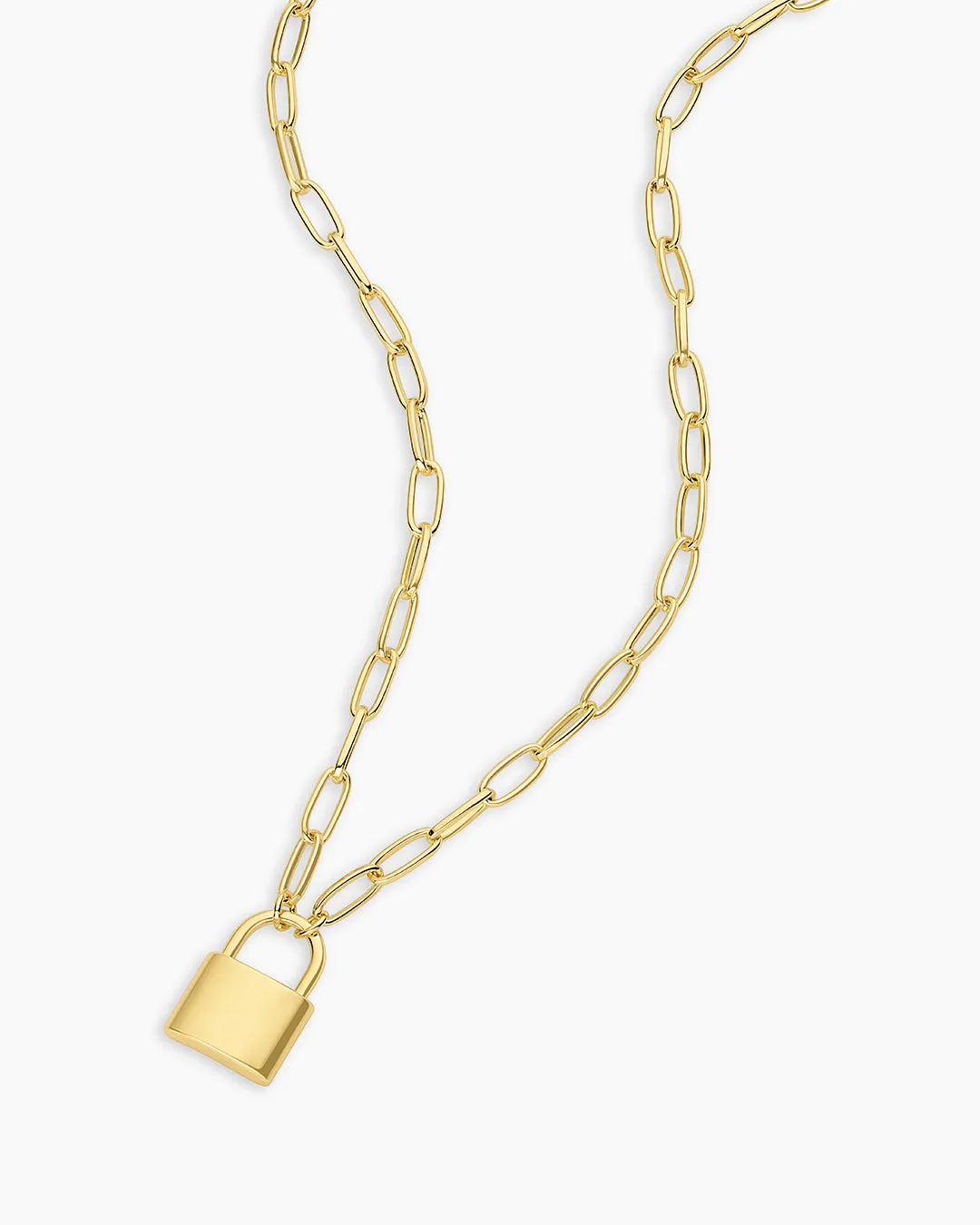 Kara Padlock Necklace sold by Gorjana product image thumbnail 4