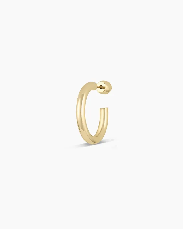 14k Gold Carter Single Hoop sold by Gorjana