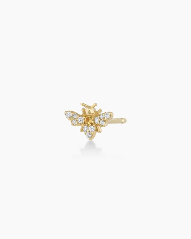 Diamond Bee Single Stud sold by Gorjana