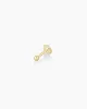 14k Gold Newport Flat Back Single Stud sold by Gorjana