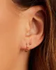14k Gold Newport Flat Back Single Stud sold by Gorjana