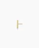 14k Gold Rose Bar Single Stud sold by Gorjana