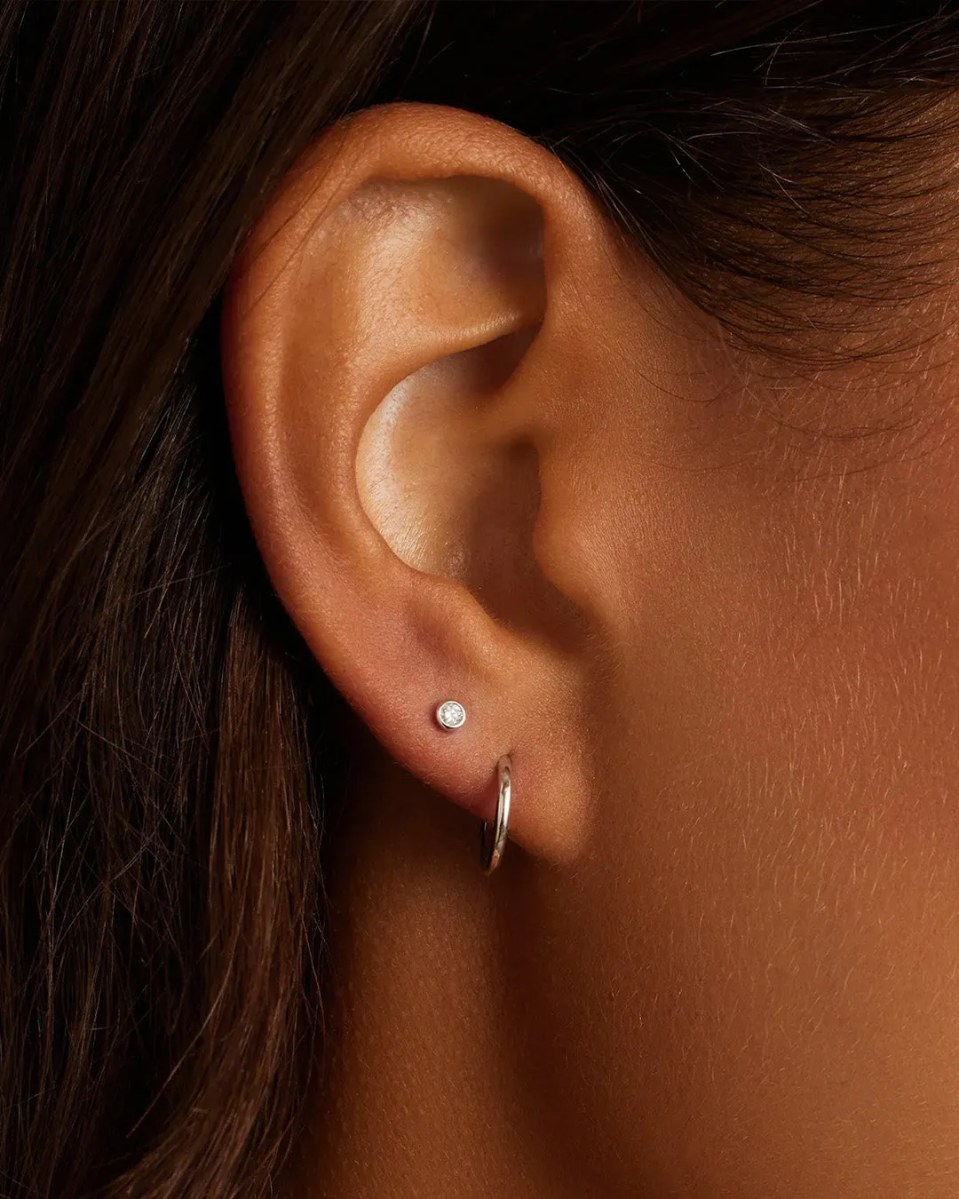 14K Classic Diamond Single Stud sold by Gorjana product image thumbnail 5