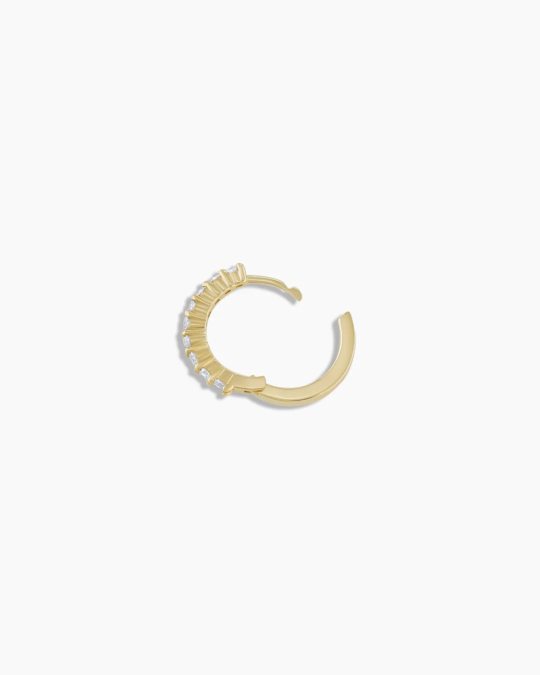 14K Diamond Single Huggie sold by Gorjana product image thumbnail 3
