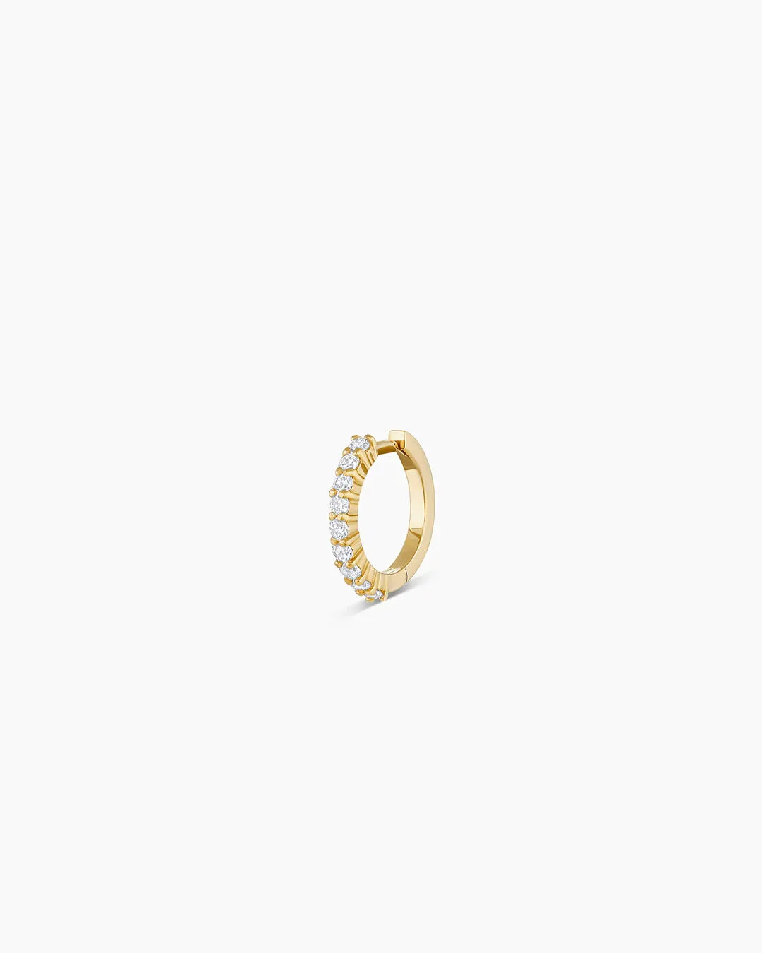 14K Diamond Single Huggie sold by Gorjana