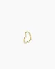 14k Gold Mini Open Heart Single Huggie sold by Gorjana