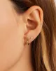 14k Gold Rose Single Huggie sold by Gorjana