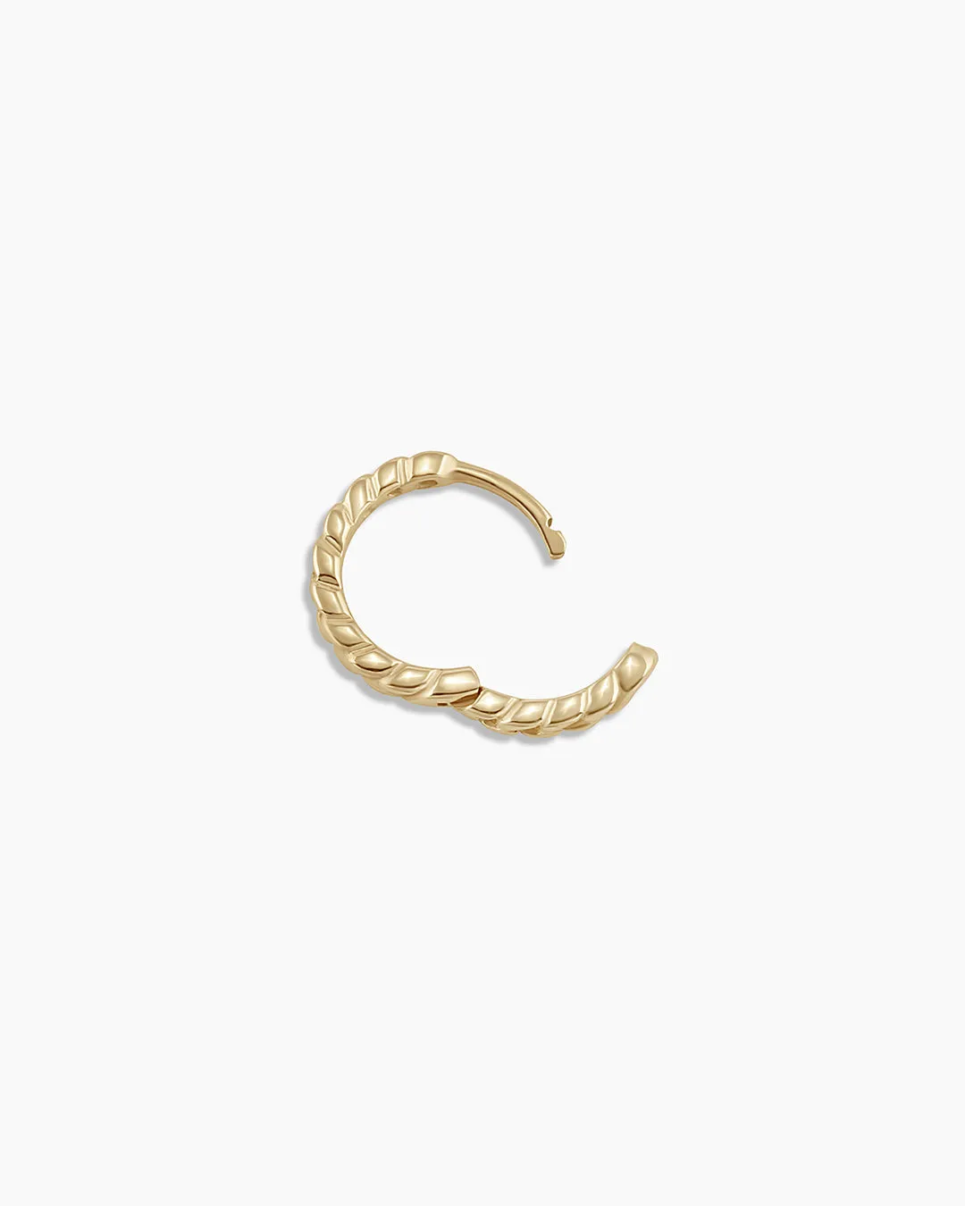 14k Gold Wilder Single Huggie sold by Gorjana product image thumbnail 4