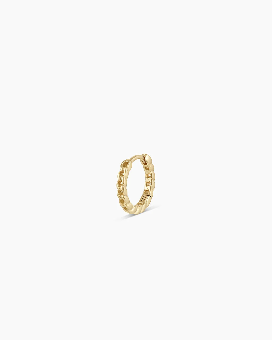 14k Gold Wilder Single Huggie sold by Gorjana