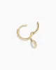 Opal Oval Single Huggie sold by Gorjana