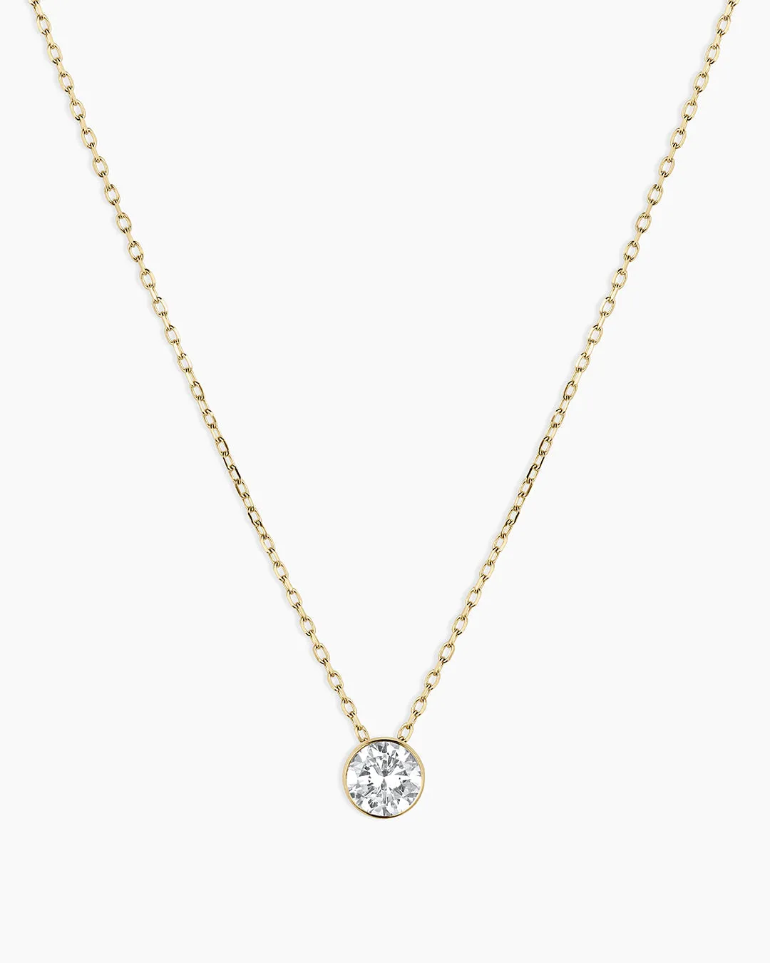 Lab Grown Diamond Halo Necklace sold by Gorjana
