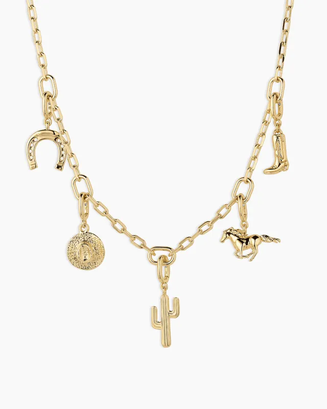 Western Parker Charm Necklace sold by Gorjana