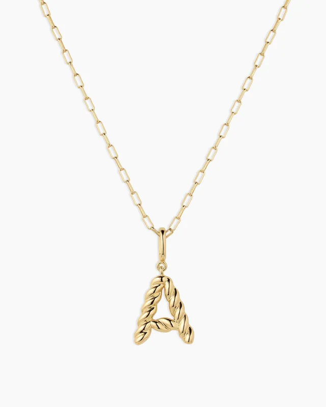 Crew Alphabet Statement Charm Necklace sold by Gorjana