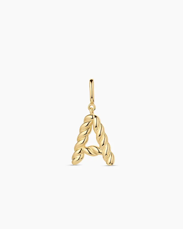 Crew Alphabet Statement Charm made by Gorjana