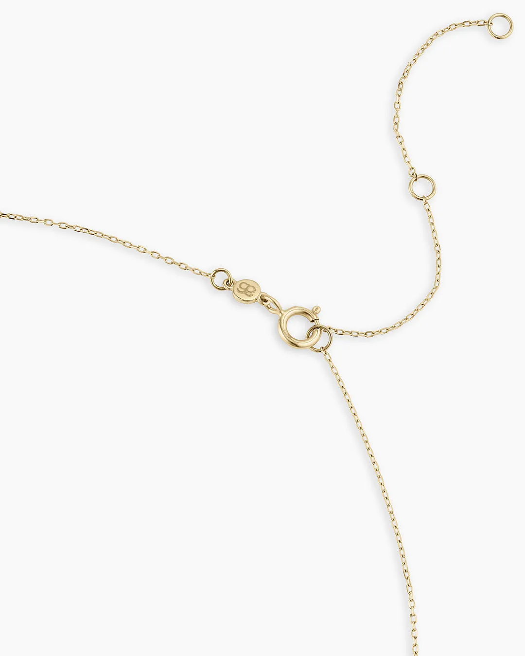 14K Lab Grown Diamond Halo Charm Necklace sold by Gorjana product image thumbnail 4