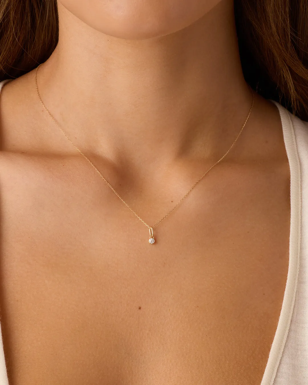 Lab Grown Diamond Halo Charm sold by Gorjana product image thumbnail 2