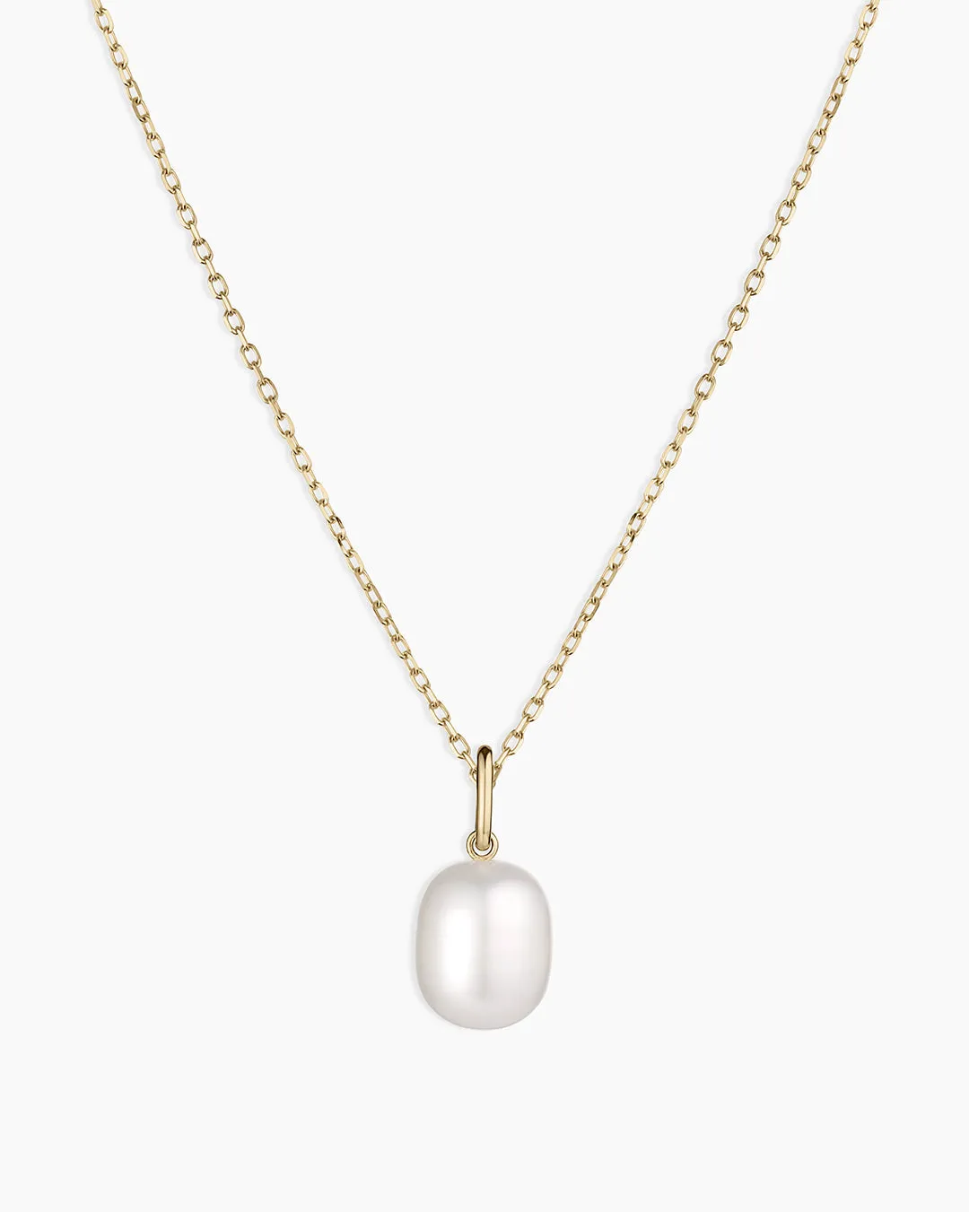 14K Gold Pearl Charm Necklace sold by Gorjana