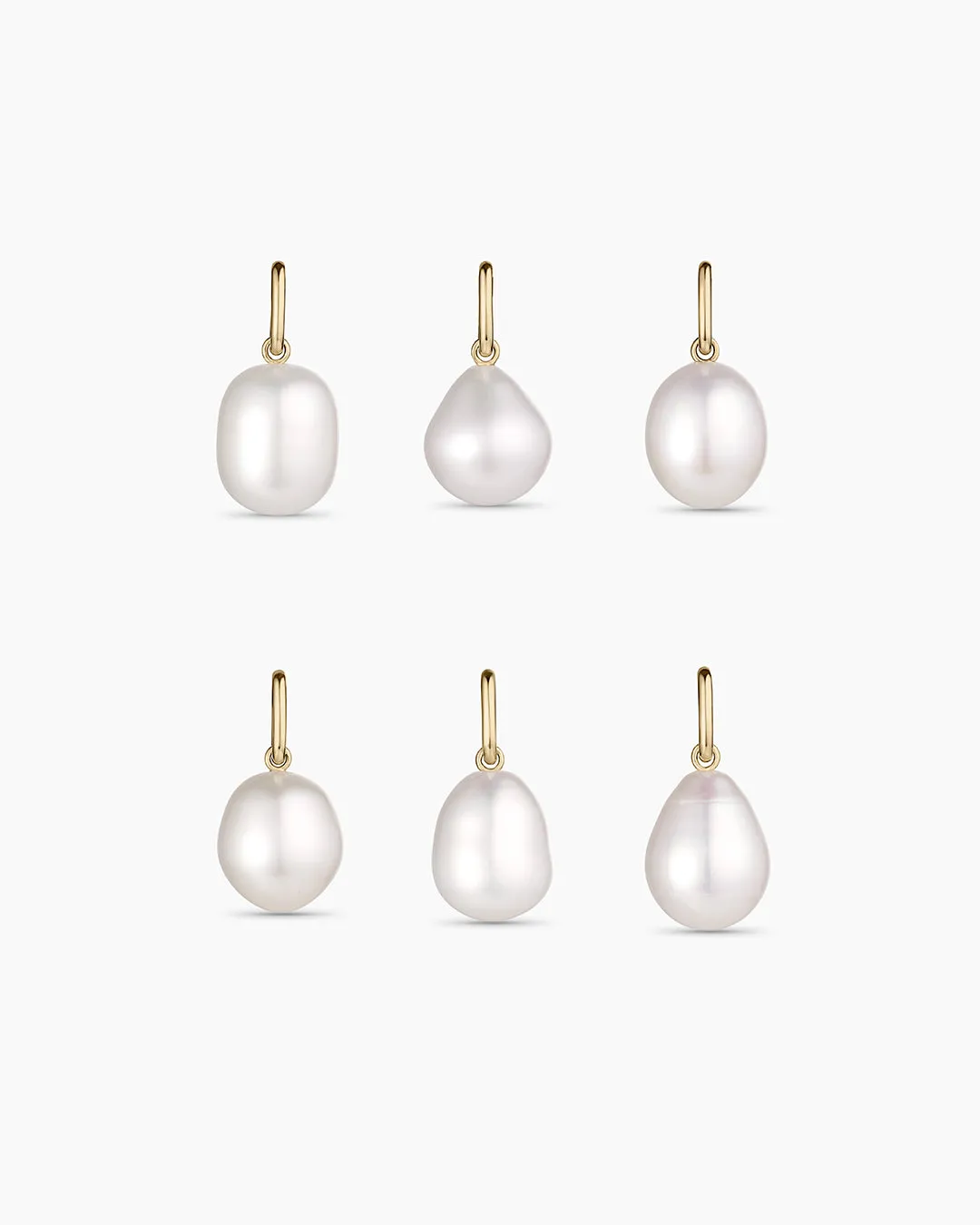 14K Gold Pearl Charm Necklace sold by Gorjana product image thumbnail 4