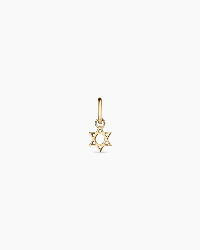 14k Gold Star of David Charm sold by Gorjana