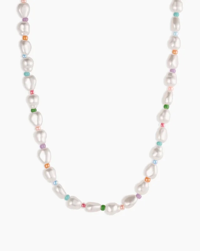 Pearl Rainbow Cove Necklace sold by Gorjana