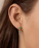 Turquoise Capri Chain Huggies sold by Gorjana