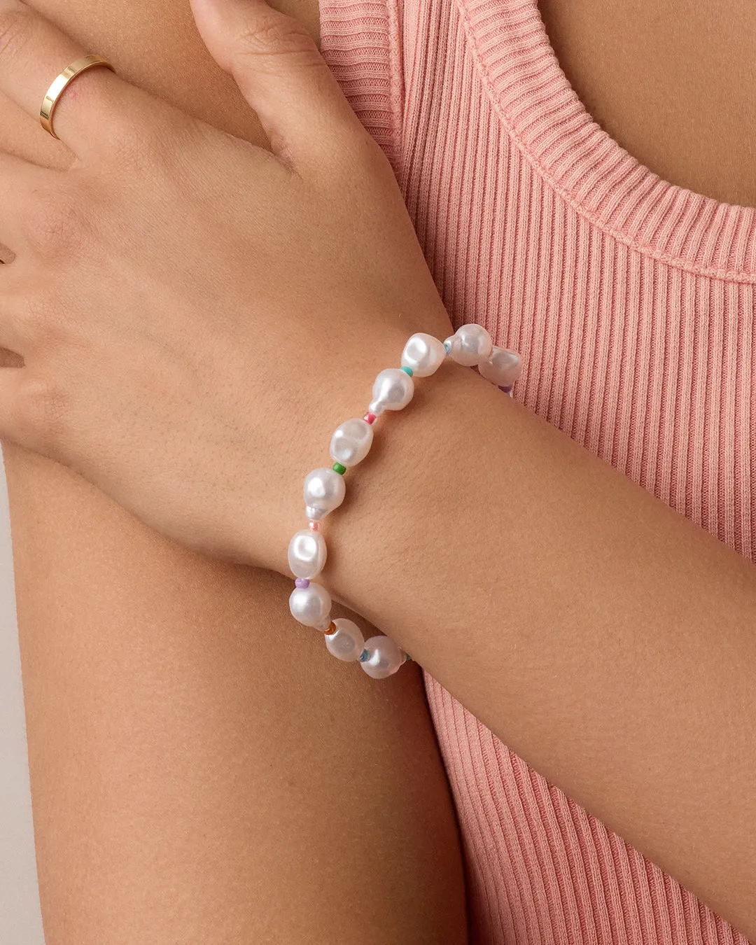 Pearl Rainbow Cove Bracelet sold by Gorjana product image thumbnail 2