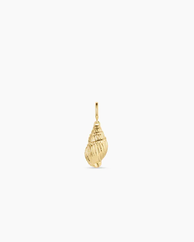 Gold Tulip Shell Parker Charm sold by Gorjana