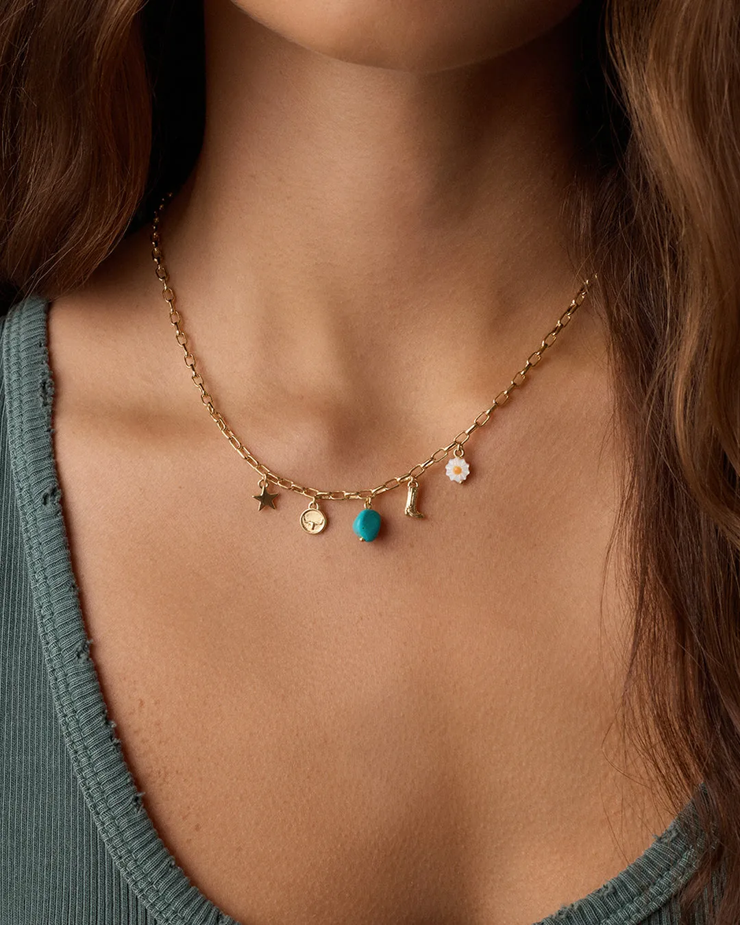 Western Mini Charm Necklace sold by Gorjana product image thumbnail 2