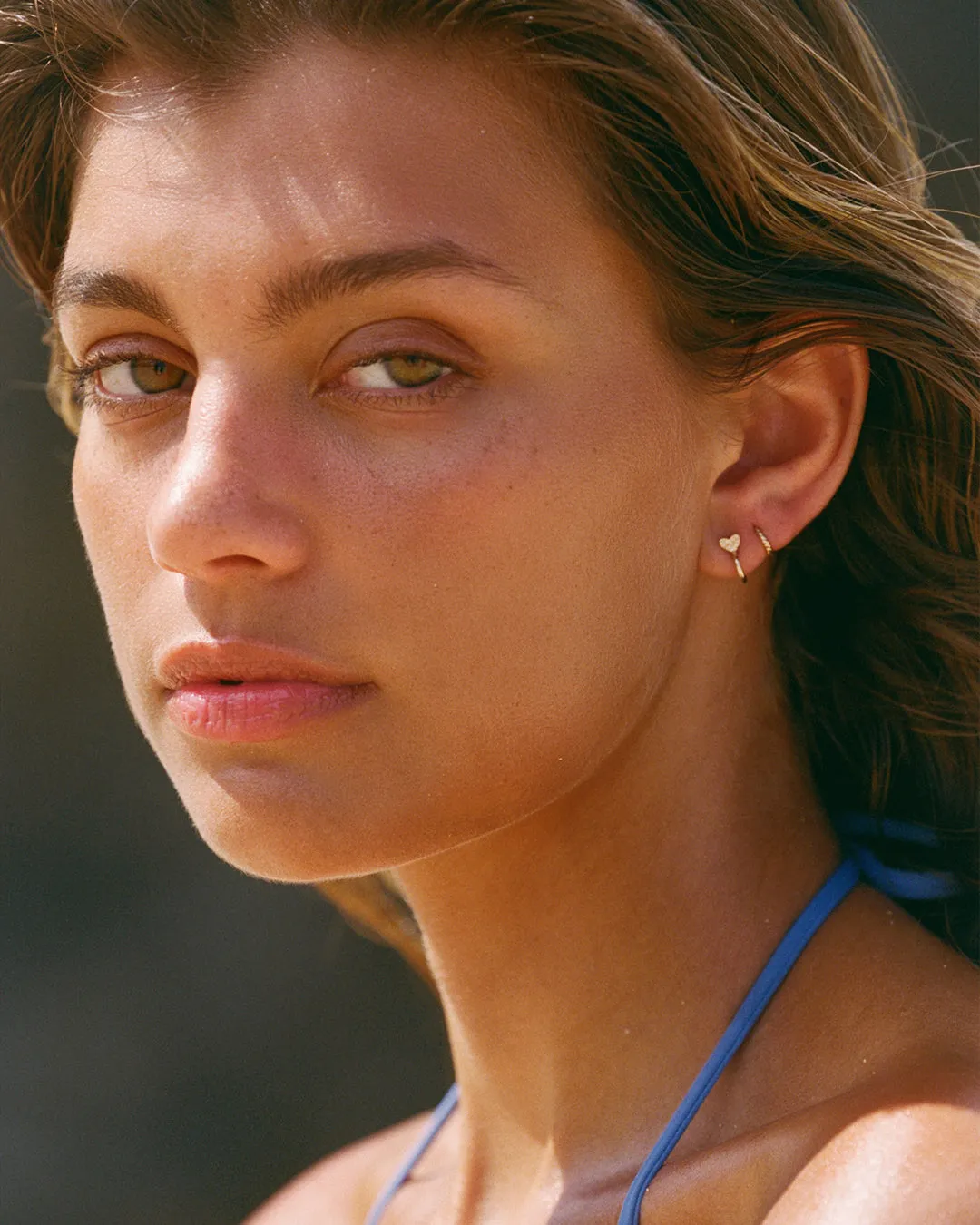 14k Gold Crew Single Huggie 8mm sold by Gorjana product image thumbnail 3