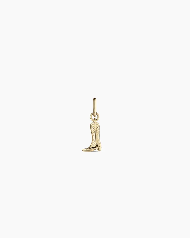 14k Gold Cowboy Boot Charm sold by Gorjana