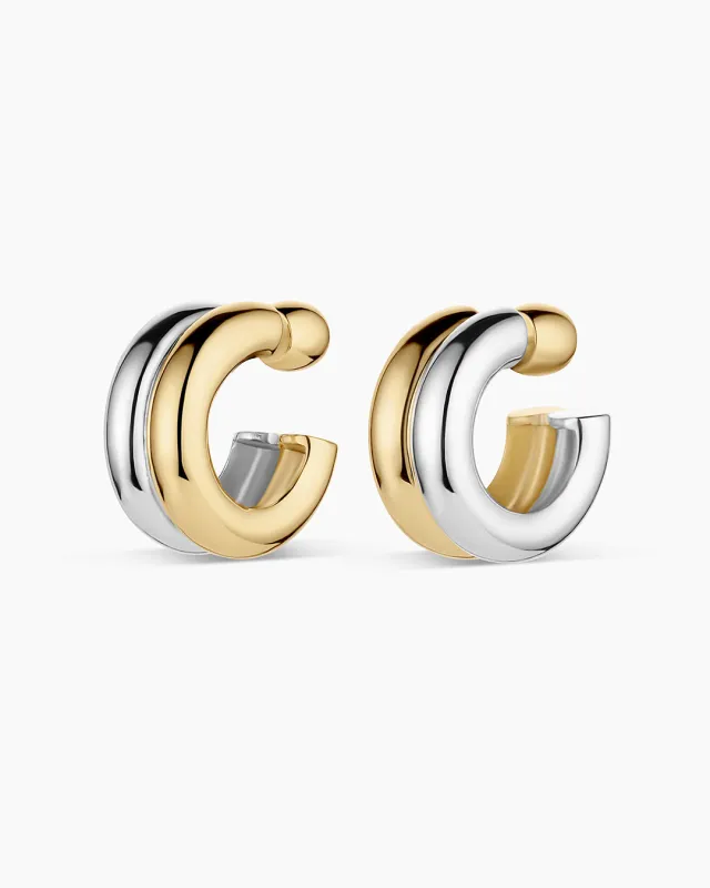 Lou Mixed Stacked Hoops sold by Gorjana