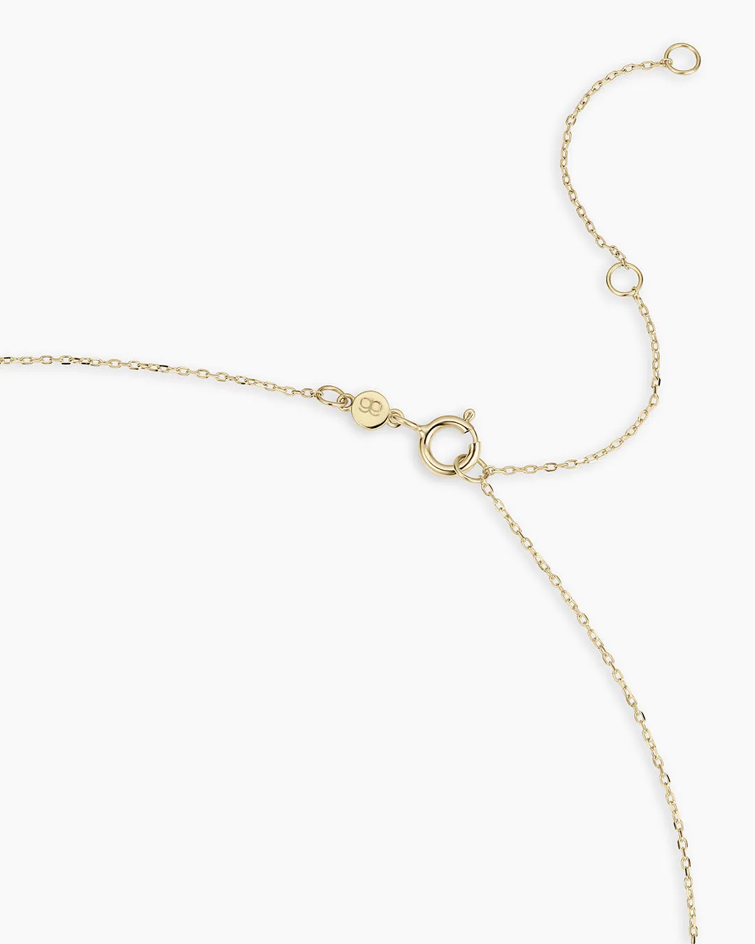 Lab Grown Diamond Halo Row Necklace sold by Gorjana product image thumbnail 4