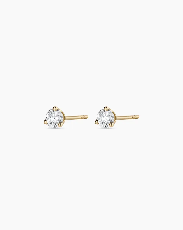 Lab Grown Diamond Solitaire Studs sold by Gorjana